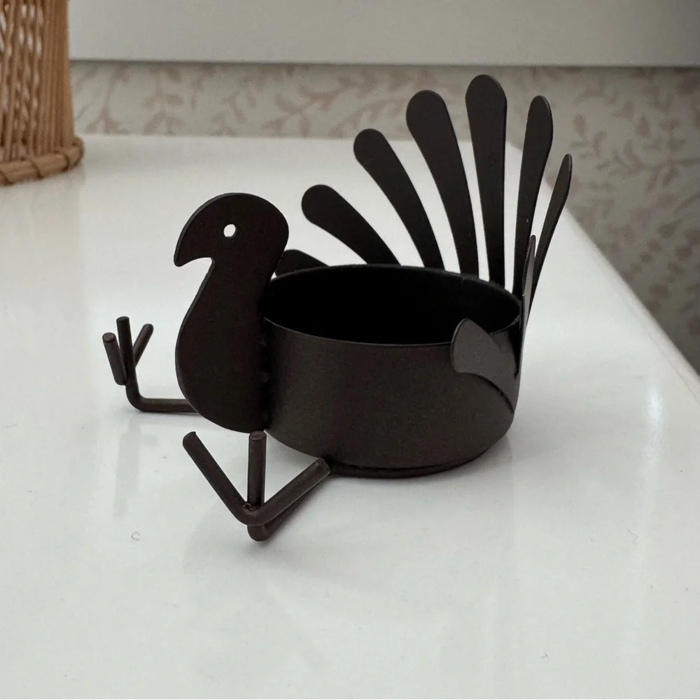 (3) Crate&Barrel Metal Tealight Holders